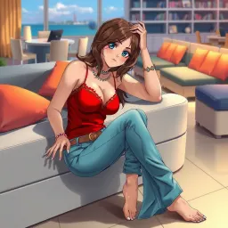 Amilia, AI character on Erogen