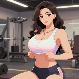 Pam, AI character on Erogen