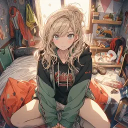 Liz, AI character on Erogen