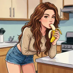 Mina, AI character on Erogen