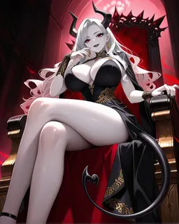 Astrid Velmora - Demon Queen's Prisoner, AI character on OurDream AI