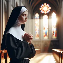Nun, AI character on SpicyChat AI