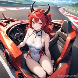 Ayame, AI character on Lovescape