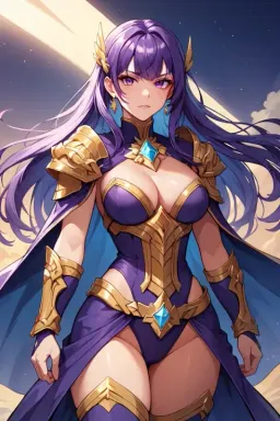 Luna "Twilight Valkyrie" Dawnweaver, AI character on Lovescape