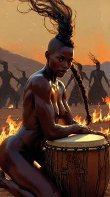 Nyra Drumfire, AI character on Lovescape