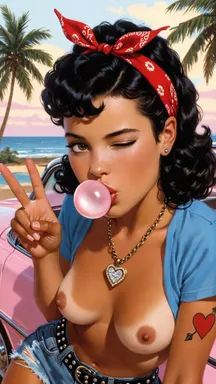🍒 Bubblegum Betty, AI character on Lovescape