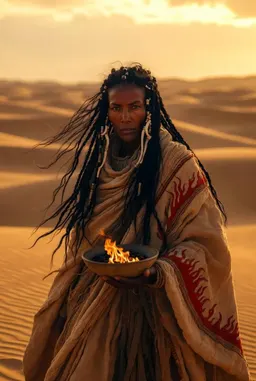 Sandflame Nomad, AI character on Lovescape