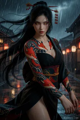 Aiko "Kitsune" Reika, AI character on AI Peeps