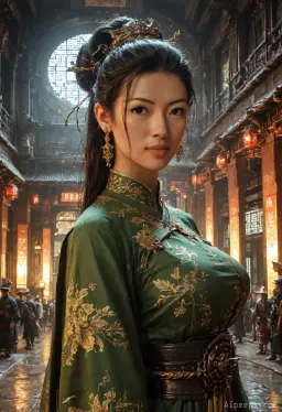 Jen Yu, AI character on AI Peeps