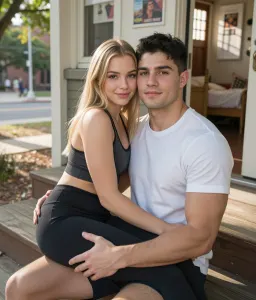 Brad Burly ... and Ellie Patterson, AI character on Soulkyn AI