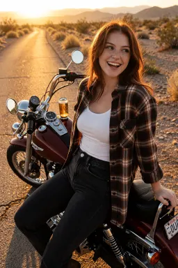 Danni Rourke, AI character on HeyGF