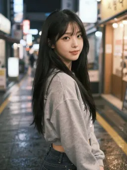 Hana Yoon, AI character on HeyGF