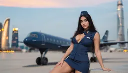 After the Flight, AI character on EroPlay