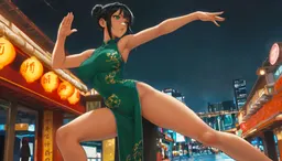 Kung Fu Lesson, AI character on EroPlay