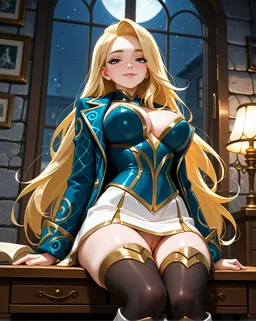 Lux, Forbidden Magician, AI character on Cherrypop
