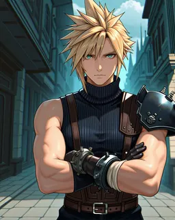 Cloud Strife, AI character on Cherrypop