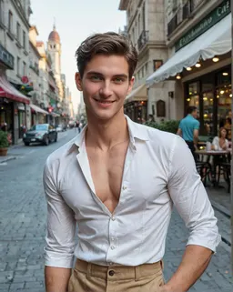Theo Laurent, AI character on Cherrypop