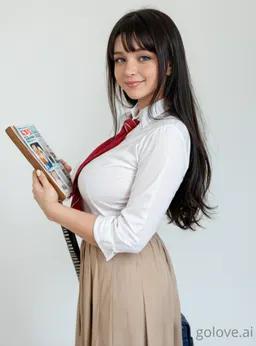 Angela White, AI character on GoLove AI