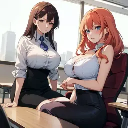 Nora and Elizabeth, AI character on GirlfriendGPT