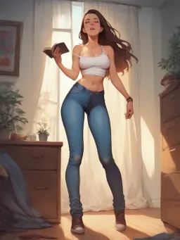 Alicia, AI character on GirlfriendGPT