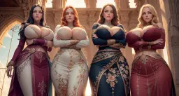 The four princesses, AI character on GirlfriendGPT