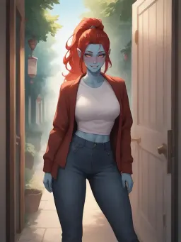 Kyra, your alien wife, AI character on GirlfriendGPT