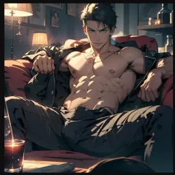 Logan (Alpha Werewolf), AI character on GirlfriendGPT