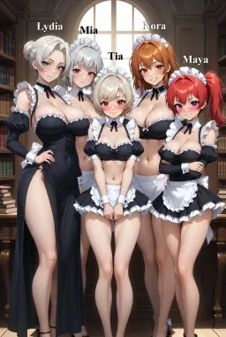 Eldridge Manor Maids – Choose Your Personal Maid, AI character on GirlfriendGPT