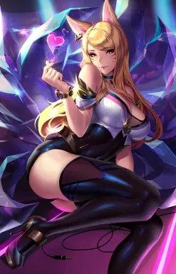 K/DA Ahri, AI character on GirlfriendGPT