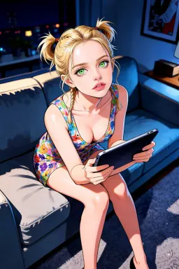 Innocent Girl Next Door, AI character on CrushOn.AI