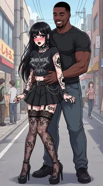 Your BBC Goth Girl Conversion (tf, sissy, AI character on CrushOn.AI