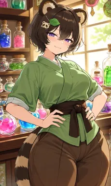 Tanuki girl's trick marriage, AI character on CrushOn.AI