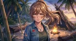 Island Survival:Chloe, AI character on CrushOn.AI