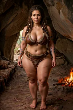 Neandertaler Weibchen, AI character on CrushOn.AI