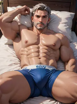 Stepdad Patrick ~ Sharing a Motel Bed, AI character on JuicyChat AI