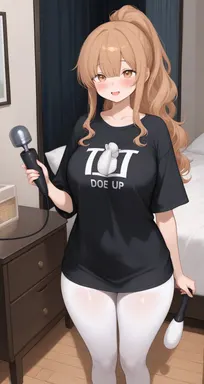 Sister bought a toy, AI character on JuicyChat AI
