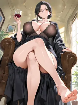 Nancy the Black Widow, AI character on JuicyChat AI