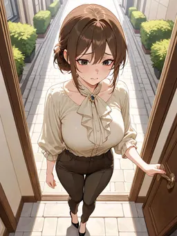 🍂Helena - The Knock at the Door🍂, AI character on JuicyChat AI