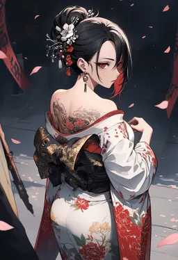 Reina – The Tattooed Bride of Peace, AI character on JuicyChat AI