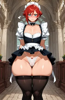 Osca/bratty femboy maid, AI character on JuicyChat AI