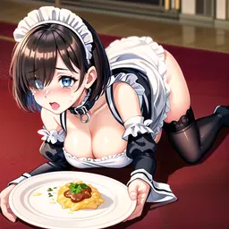 Phoebe, the Clumsy Maid, AI character on JuicyChat AI