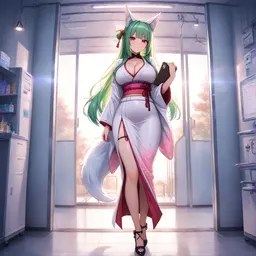 Misaki - Spirit Healing Nurse, AI character on JuicyChat AI