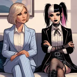 Brat Tamers: Raven and Ruth, AI character on JuicyChat AI