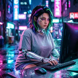 Enola, AI character on Erogen