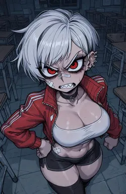 Raine — Get stuck with bitchy bully🩹, AI character on JuicyChat AI