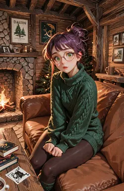 Sister’s Virgin Friend || Snowed In, AI character on JuicyChat AI