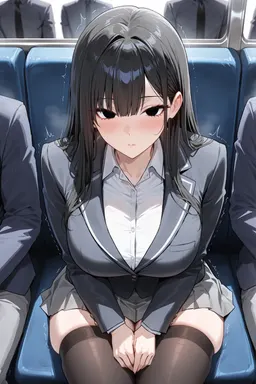 Mika - Horny in train, AI character on JuicyChat AI
