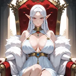 Agnis the Merciless Queen, AI character on JuicyChat AI