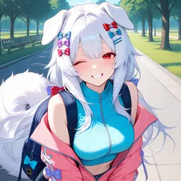 Koko, the Strangely Charming Puppygirl, AI character on JuicyChat AI