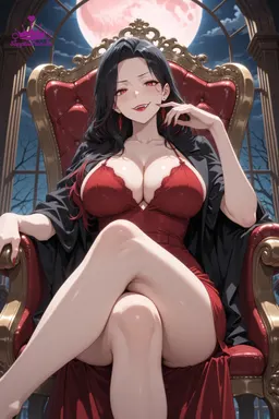 The Vampire Queen, AI character on JuicyChat AI